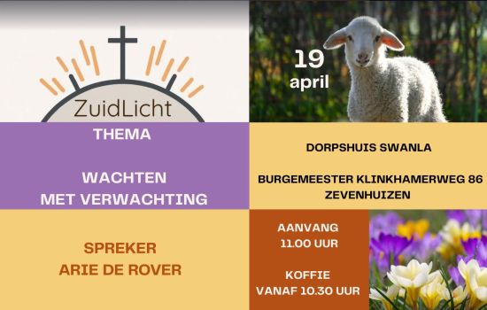 Zuidlicht bijeenkomst met Arie de Rover