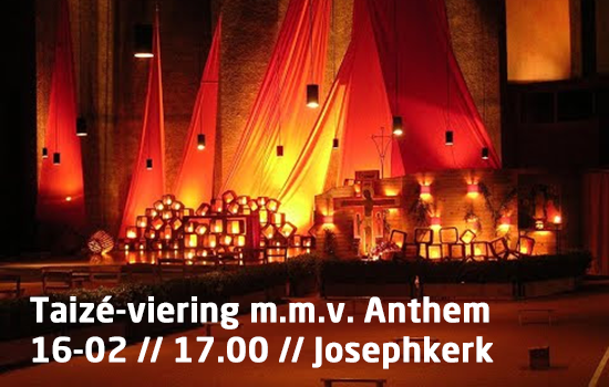 Taizé-viering met jongerenkoor Anthem