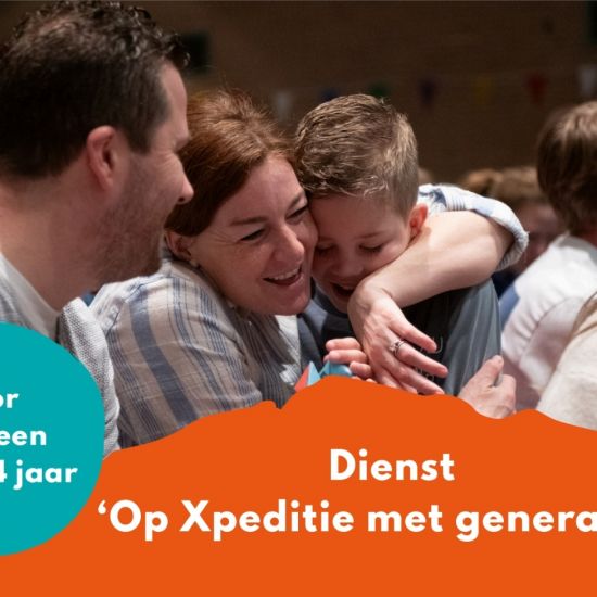 Dienst voor alle generaties 'Op Xpeditie met generaties'