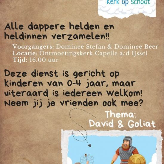 Kinderdienst Ontmoetingskerk Schollevaar