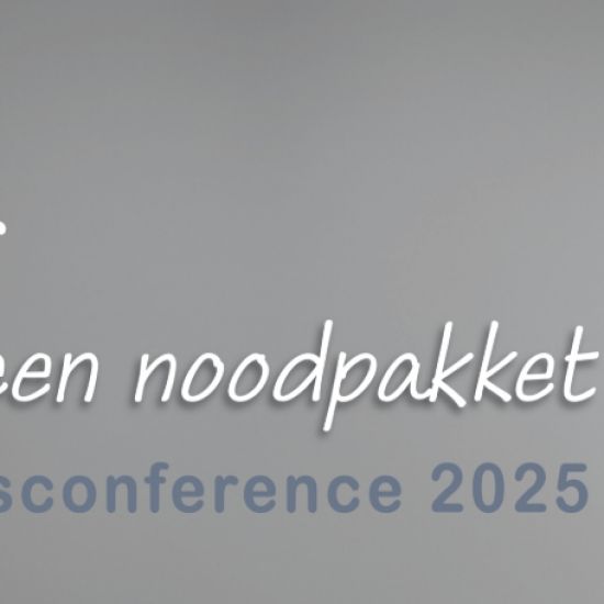 Rob Favier oudejaarsconference: 'ik ben een noodpakket'