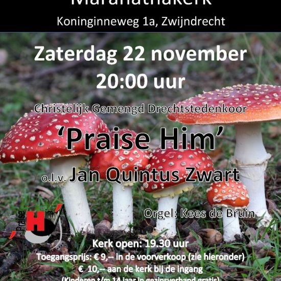 Najaarsconcert Praise Him