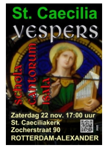 Vesper in Sint Caeciliakerk