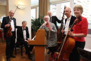 Salonorkest Capelle op het Nieuwjaarsmarktconcert