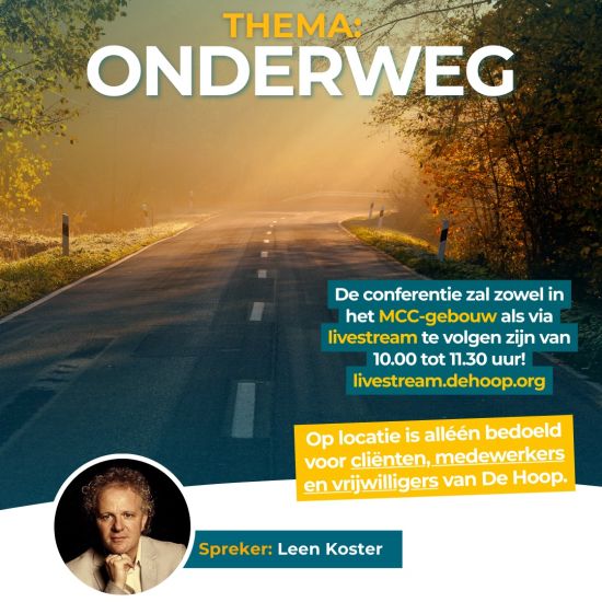 Leen Koster spreekt bij De Hoop