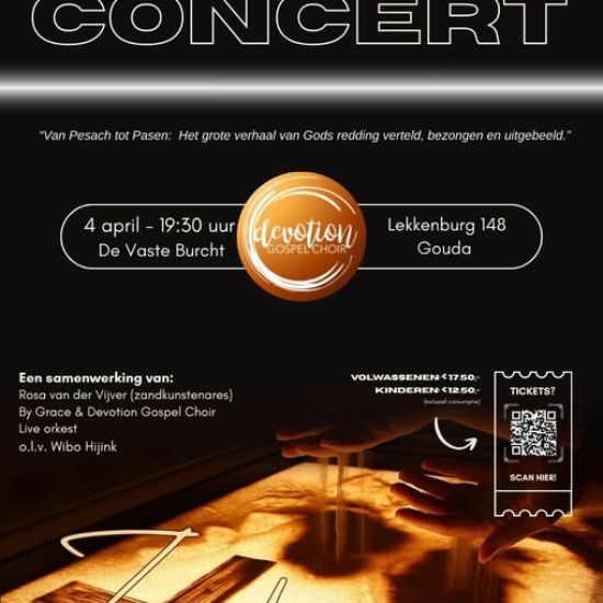 Paasconcert Devotion Gospelchoir 'Zand erover'