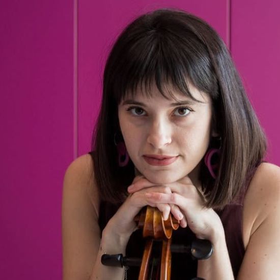 Clara Sánchez op cello in Goudse Sint Jan