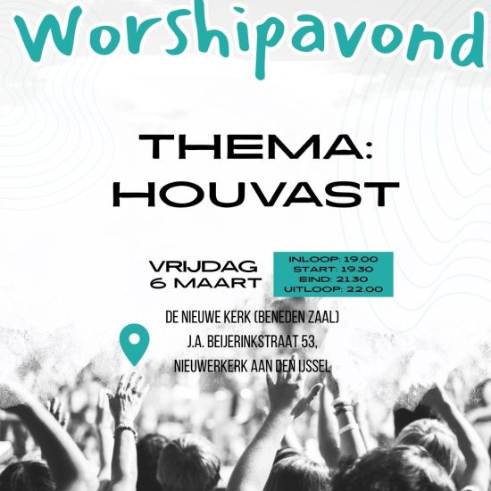 Worshipavond in het Kerkelijk Centrum