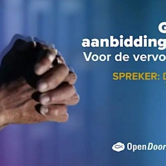 Gebed & aanbiddingsavond vervolgde kerk