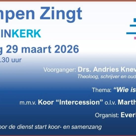 Krimpen zingt