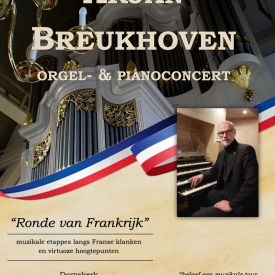 Orgel- & Pianoconcert Arjan Breukhoven
