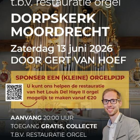 Gert van Hoef in Dorpskerk Moordrecht