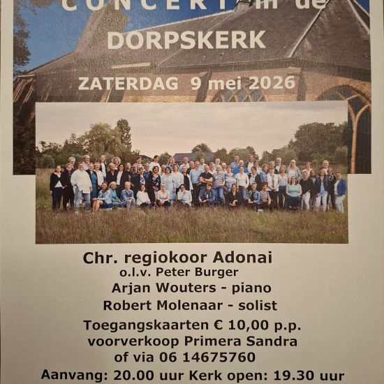 CRK Adonai in Dorpskerk Bleiswijk