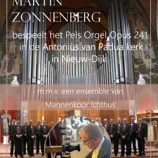 Martin Zonneberg in de Antonius van Padua kerk