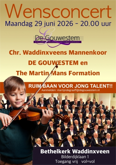 Wensconcert De Gouwestem