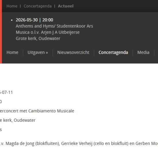 Gerben Mourik met Cambiamento Musicale