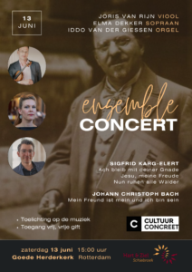 Concert ‘Karg-Elerts Koralen’ in de Goede Herderkerk