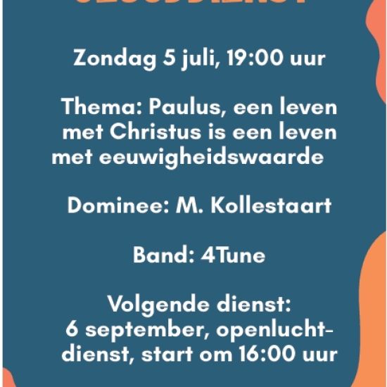 Jeugddienst Dorpskerk Zevenhuizen