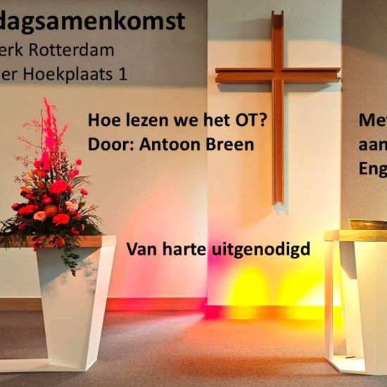 Leersamenkomst in de Ichthuskerk