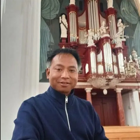 Warno Ruting in Grote kerk Oudewater