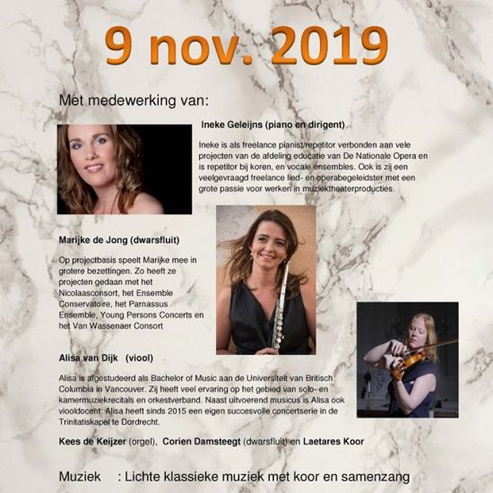 Benefietconcert stichting Ontmoeting