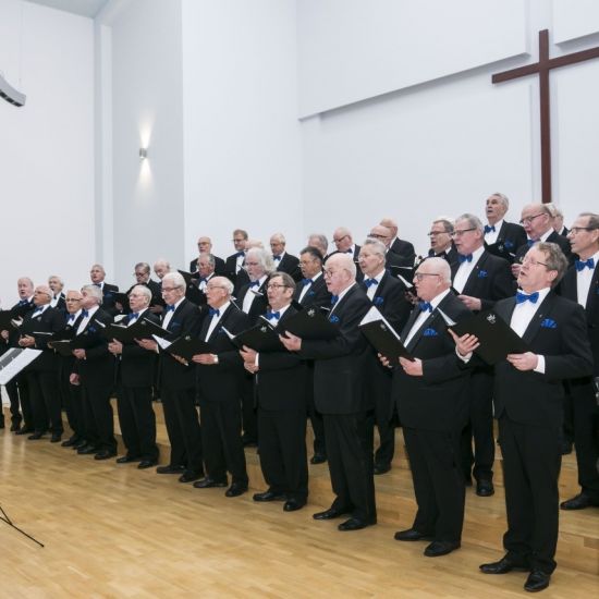 Mannenkoor Scheveningen in Nieuwerkerk