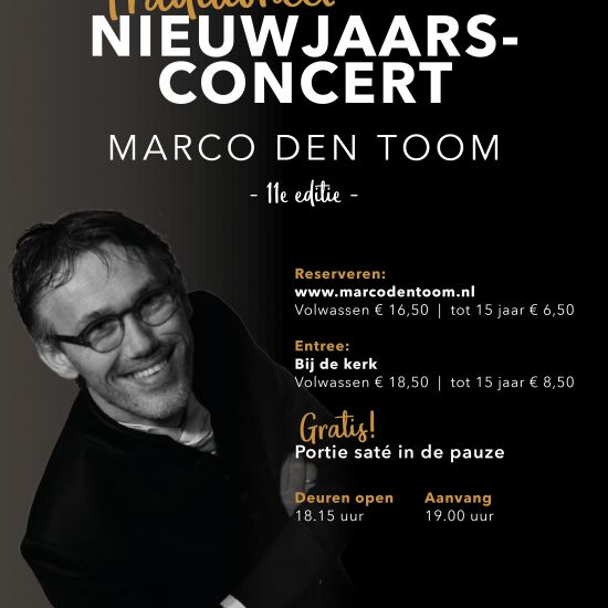 Nieuwjaarconcert Marco den Toom