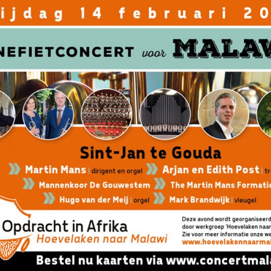 Benefietconcert voor Opdracht in Afrika