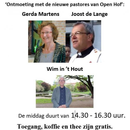 Ontmoeting met de nieuwe pastores