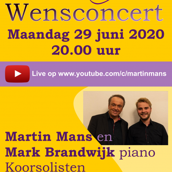 Online Wensconcert De Gouwestem