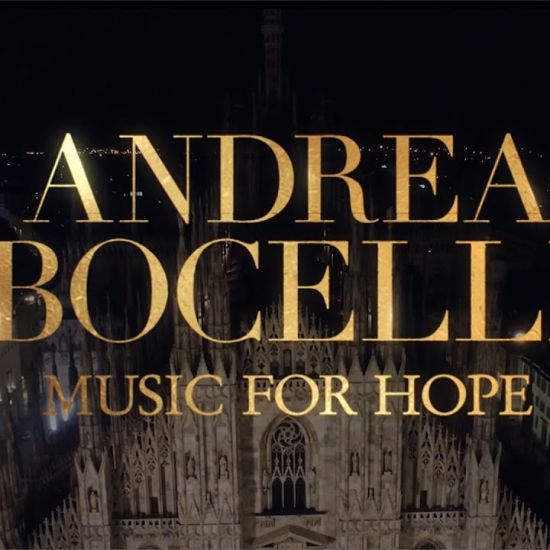 Andrea Bocelli  live vanuit de Dom van Milaan