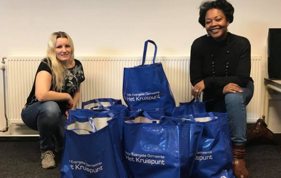 Het Kruispunt continueerd actie ‘De Boodschappentas’