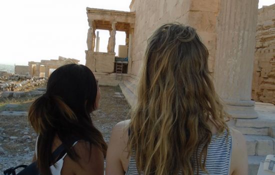 De stad van de Akropolis