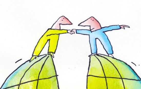 Vredesweek 2019 ‘Vrede verbindt over grenzen’.