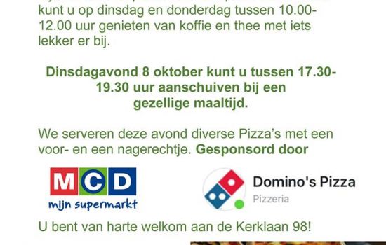 Inloophuis Koffie Enzo actief in ‘Week tegen de eenzaamheid’