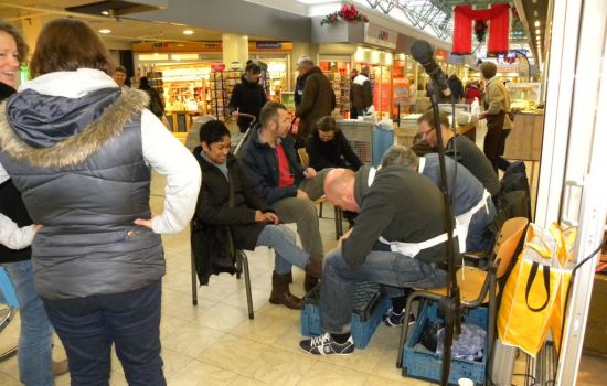 Schoenenpoetsen in Schollevaar!