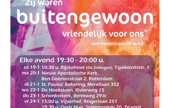 Week van gebed Capelle a/d IJssel