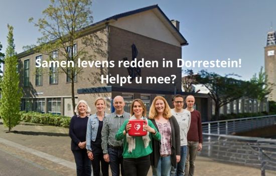 Samen levens redden in Dorrestein!