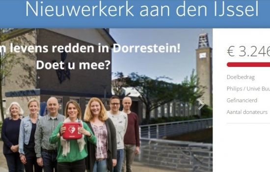 Actie BuurtAED Dorrestein geslaagd