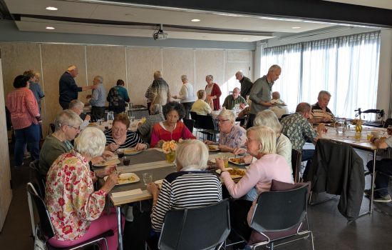 Pasta maaltijd bij Inloophuis Koffie Enzo