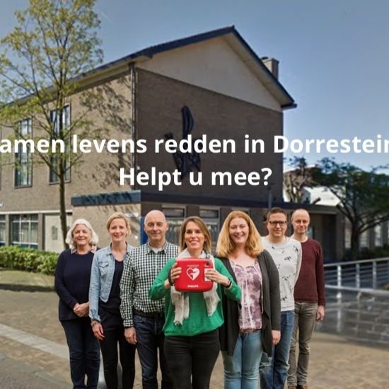 Samen levens redden in Dorrestein!