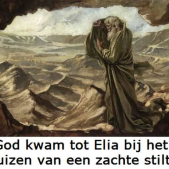God ontmoeten in stilte