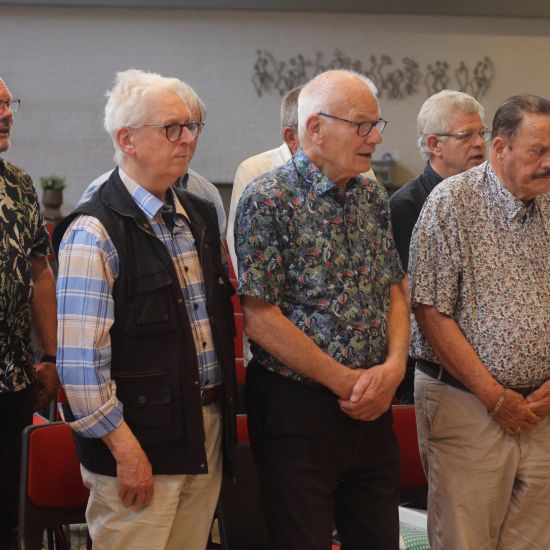 Foto 's Prins Alexanderkoor tijdens de repetitie voor het concert op 30 juni a.s. 10